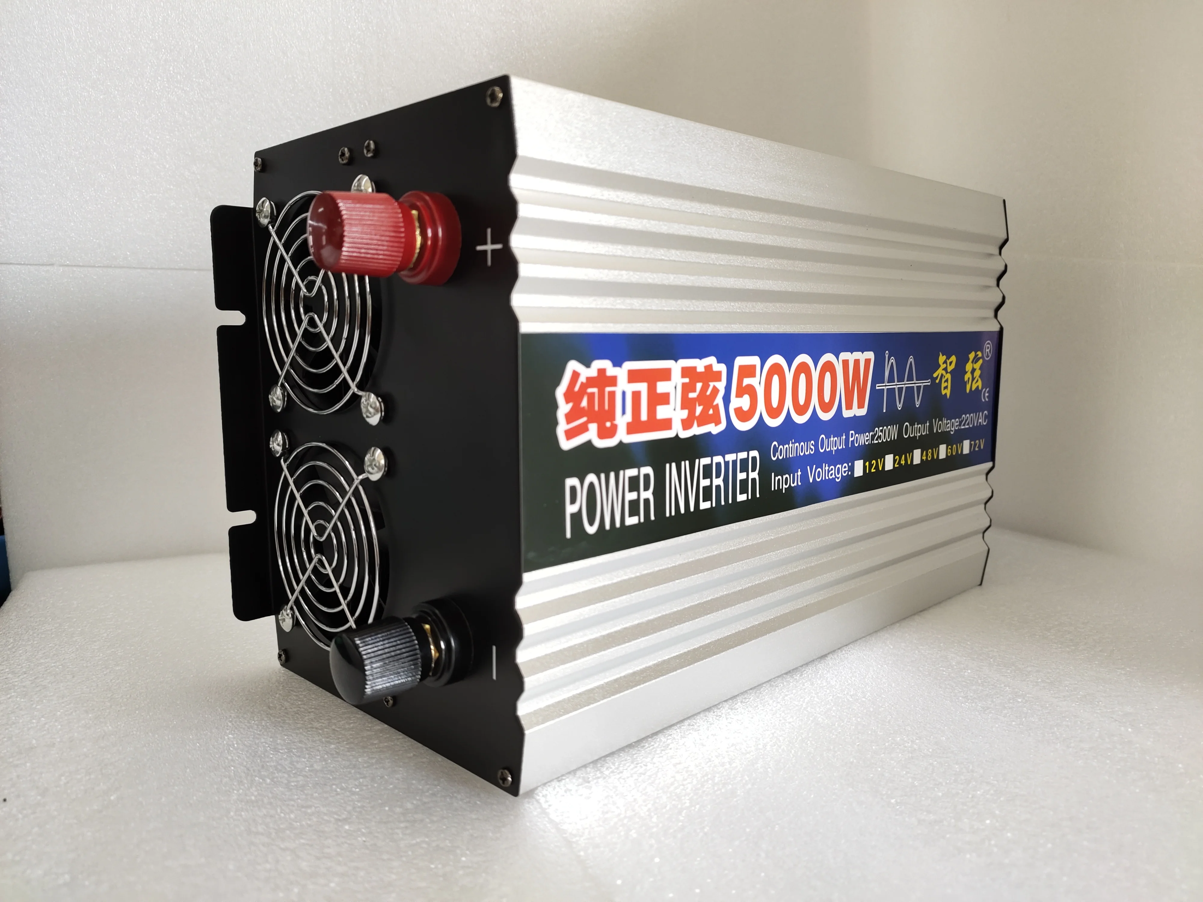 

New Pure Sine Wave Inverter 2000W 3000W 4000W Power Solar Car Inverters With LED Display DC 12V 24V To AC 220V Voltage Converter