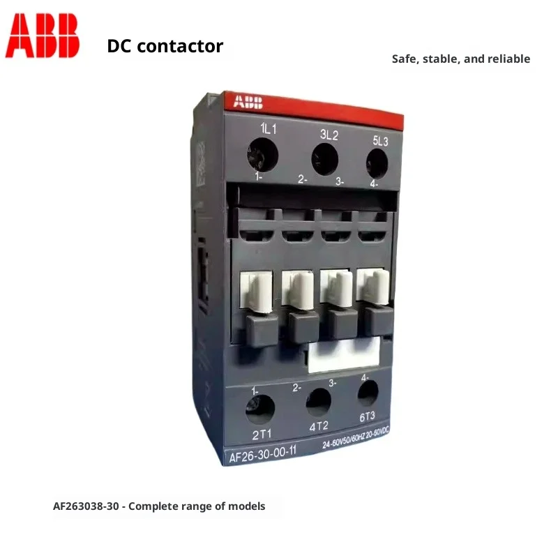 ABB AC Contactor, AF Series DC Coil DC Contactor, AC and DC Universal AF26/AF30/AF38- 30-00, AF30/AF38- 30-11, AF26/AF38- 40-00