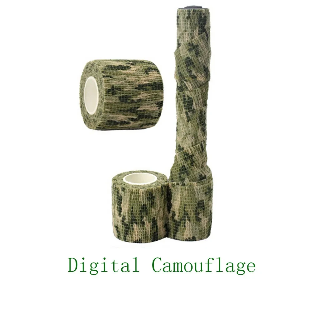 1 Roll U Pick 4.5m*5cm Waterproof Outdoor Camo Hiking Camping Hunting Camouflage Stealth Tape Wraps