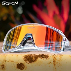 SCVCN Cycling Glasses Bike Sunglasses Men UV400 Eyewear Sports MTB Outdoor Goggles Bicycle Women Sunglasses Multi Color Riding