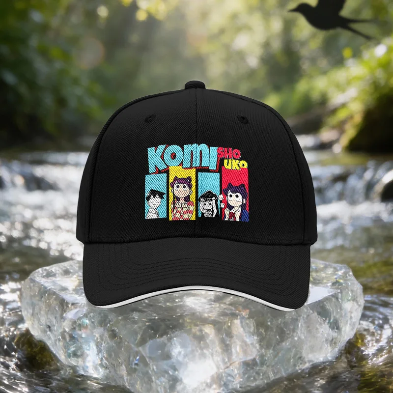 Cami Shu Funny Four-Panel Comic Sandwich Baseball Cap, Unisex, Simple, Lightweight, and Adjustable Outdoor Sun Hat, Ideal Gift f