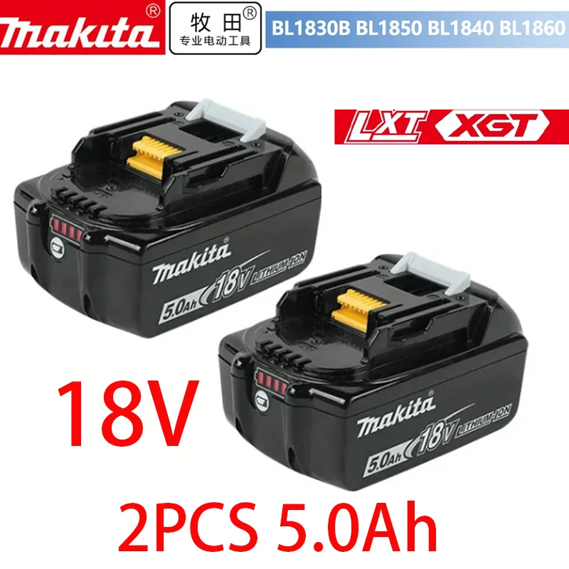 Original Makita 6Ah/5Ah/3Ah for Makita 18V Battery BL1830B BL1850B BL1850 BL1840 BL1860 BL1815 Replacement Lithium Battery