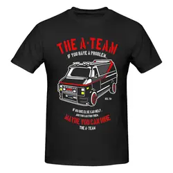 The A Team T Shirt Men's Pure Cotton Vintage T-Shirt Crewneck Tees Short Sleeve Clothing Gift Idea