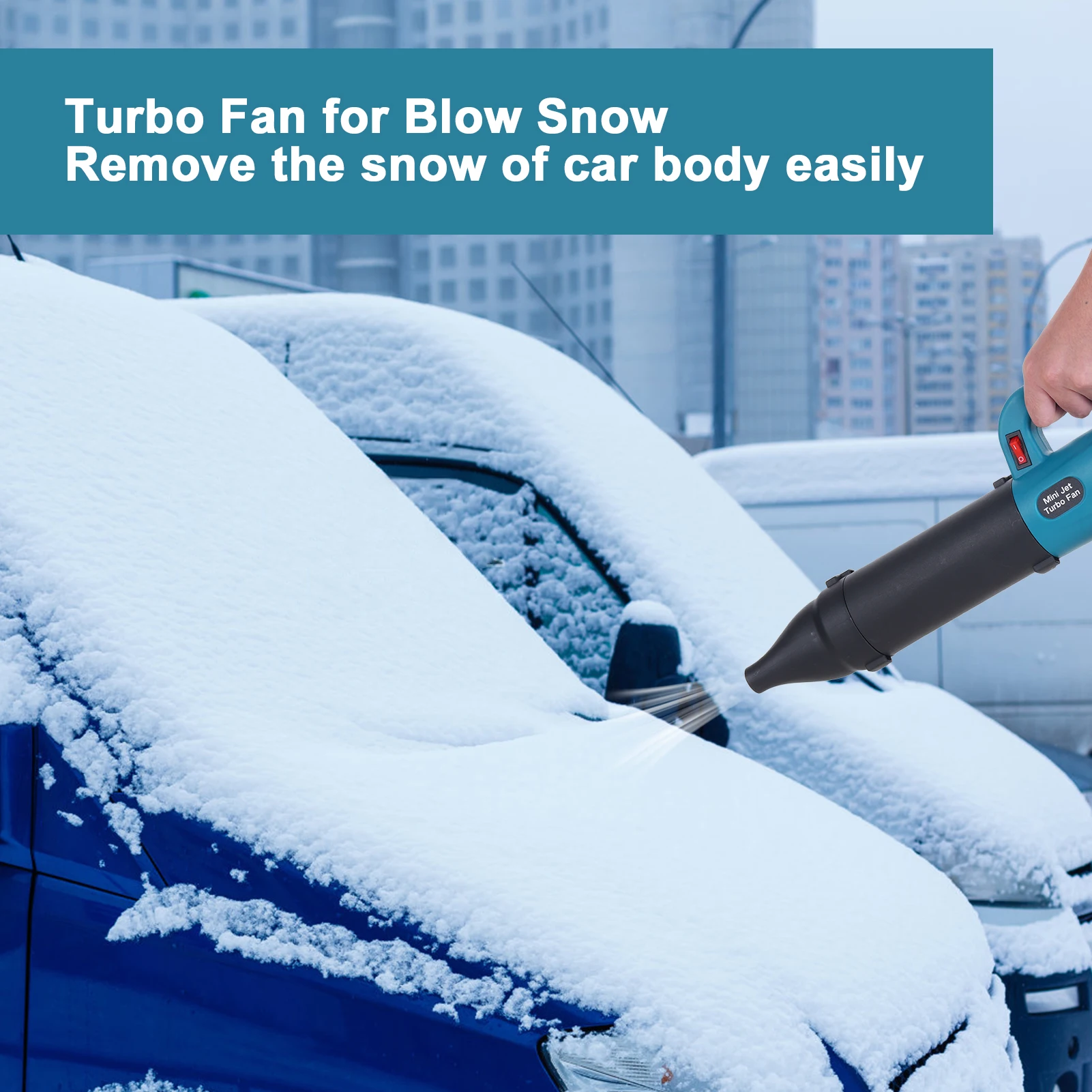 

Струйный вентилятор, 35000 об/мин, беспроводной струйный сухой воздуходувка с аккумулятором 21 В, 1500 мАч, 3 аксессуара для удлинительных насадок