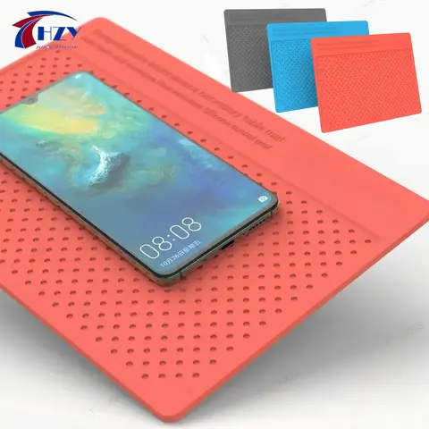 RF4 UT-D251 실리콘 납땜 미끄럼 방지 매트 ESD 정전기 방지 단열 전자 제품 휴대폰 수리 작업 플랫폼 패드