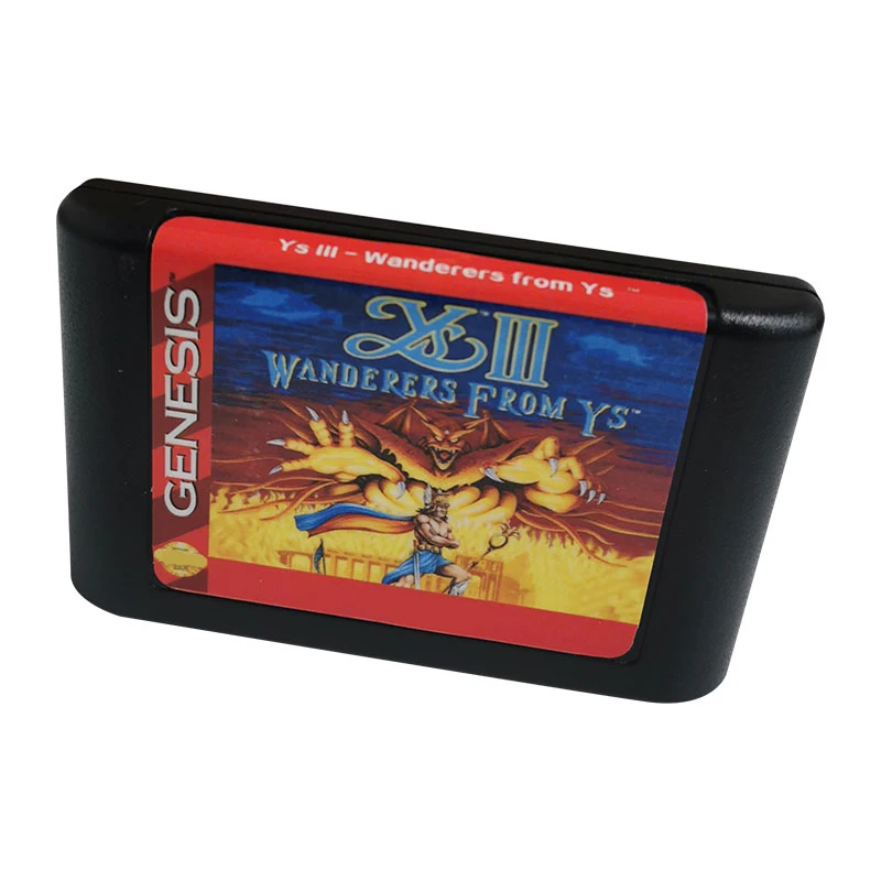 Для Ys III- Wanderers от Ys Classic Game картридж 16 бит MD Card для Mega Drive 2 Genesis Console