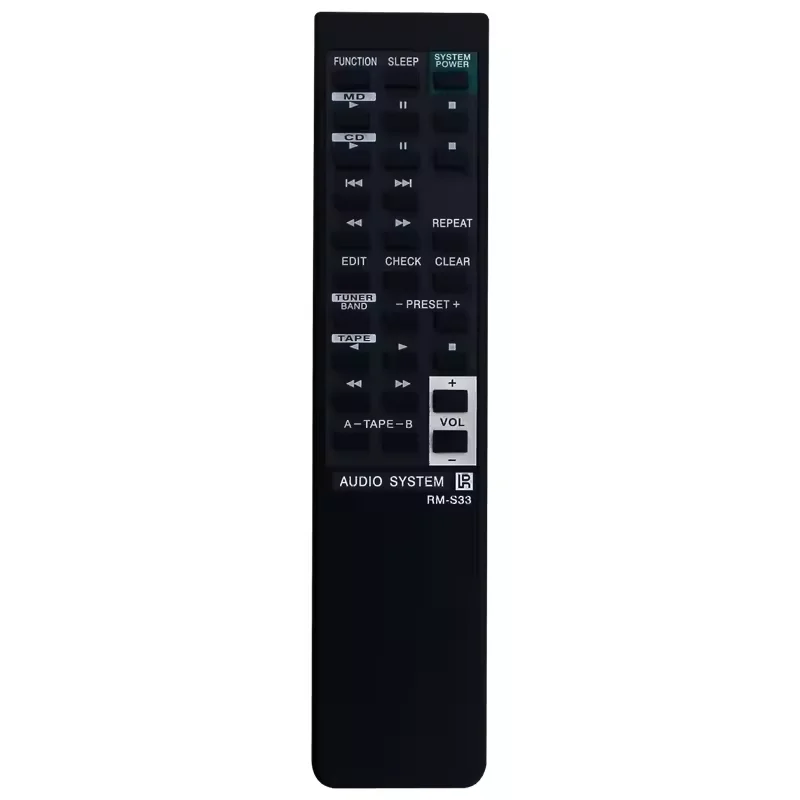 RM-S33 compatível com acessórios de controle remoto de áudio Sony HCD-H801 SS-H801V FH-G80 HCD-H701 FH-G70 MHC-701 MHC-S300