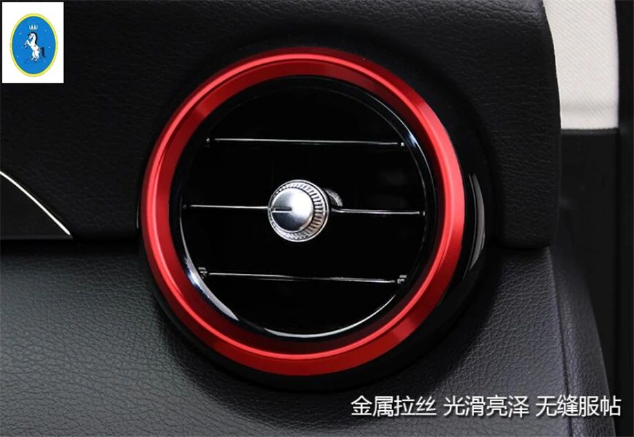 

Accessories Interior Refit Air Conditioner AC Outlet Vent Ring Cover Trim 7 Pcs Fit For Mercedes Benz C CLASS W205 2014 - 2021