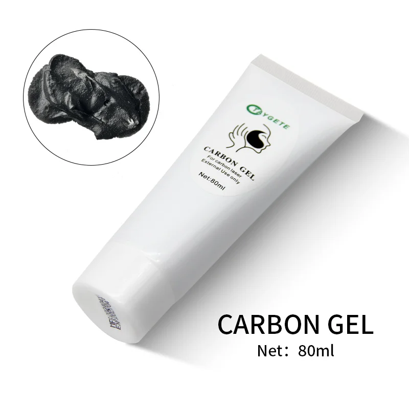 Carbon Gel 80ml Dark Spot Blackhead Remove Black Face Cream Deep Cleaning Moisturizing For ND YAG Laser  Tattoo Whitening Tools