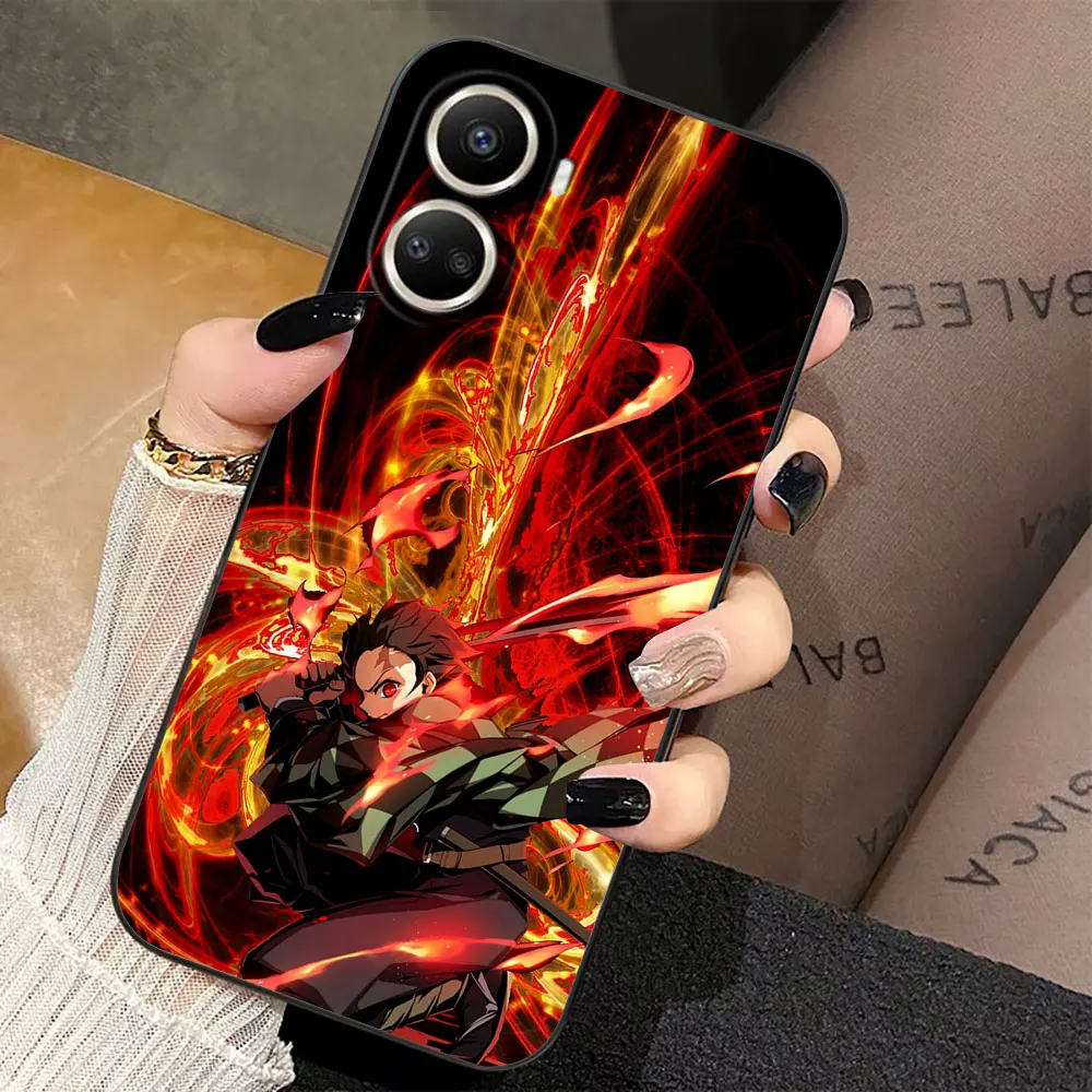 أنيمي شيطان القاتل Tanjiro جراب هاتف لهواوي نوفا 3I 7I 8I 9 P30 الشرف 400 20 90 X6B X7A X7B X7D X9D X8B X9 X9B X9A حافظة من البولي يوريثان #4