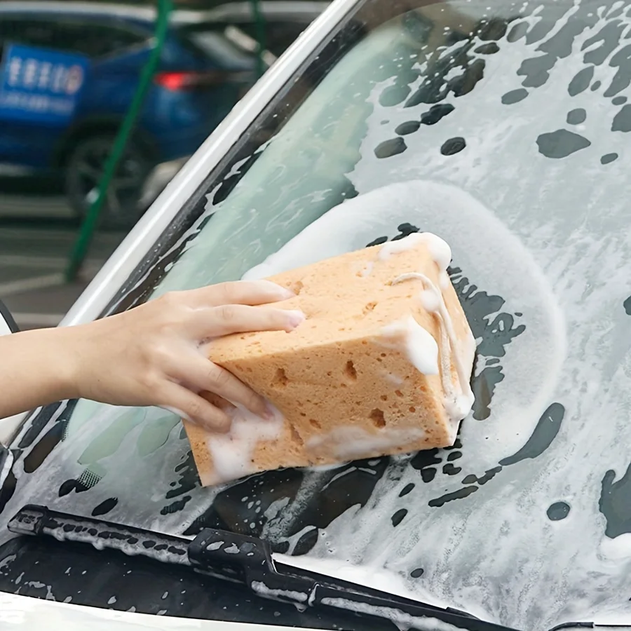 17*11*9 CM Car wash sponge block car motorcycle cleaning supplies large size Honeycomb sponge brush dusting car cleaning tool