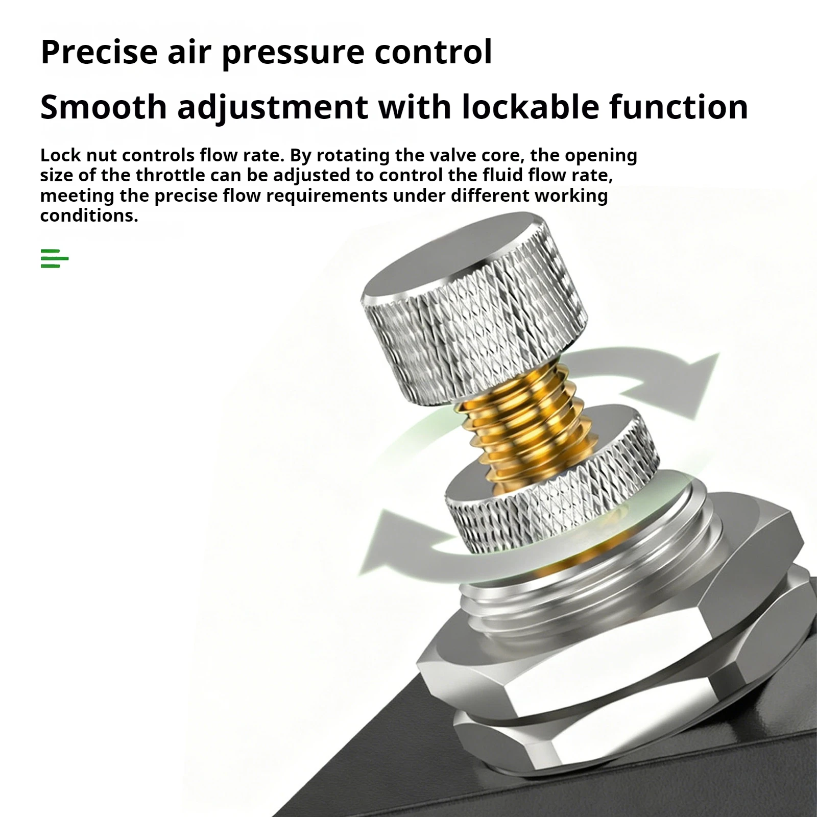 ASC100-06 Pneumatic Unidirectional Throttle Valve ASC100-06 ASC200-08 ASC300-10/15 Adjustable Flow Control Valve