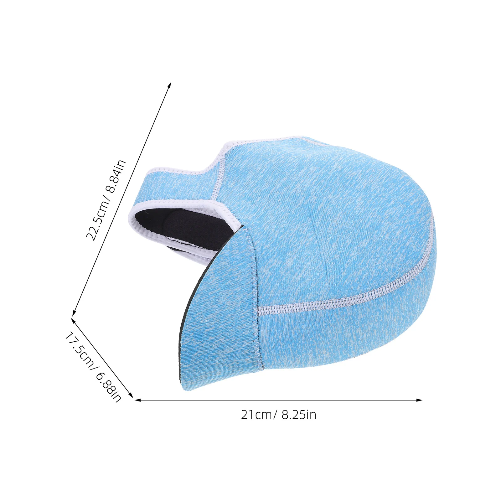 الحرارية الغوص هود 2 مللي متر معدات الغوص قبعة السباحة الرجال النساء الدافئة بذلة هود تحت الماء الغوص الغوص تصفح مقنعين قبعة