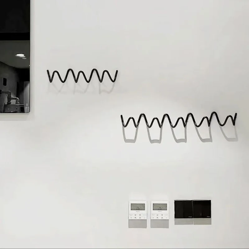 Cintre mural porte-manteau meubles en métal nordique porte-chapeau minimaliste créatif Hall d'entrée Design porte-manteau moderne décor à la maison supports