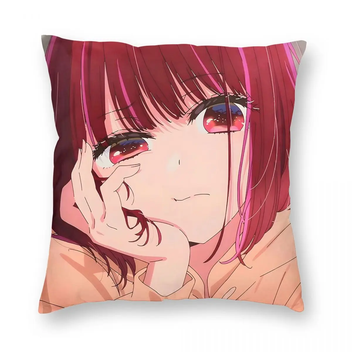 Oshi No Ko Kana Arima Anime Square Pillowcase Pillow Cover Cushion Decor Comfort Throw Pillow for Home Car