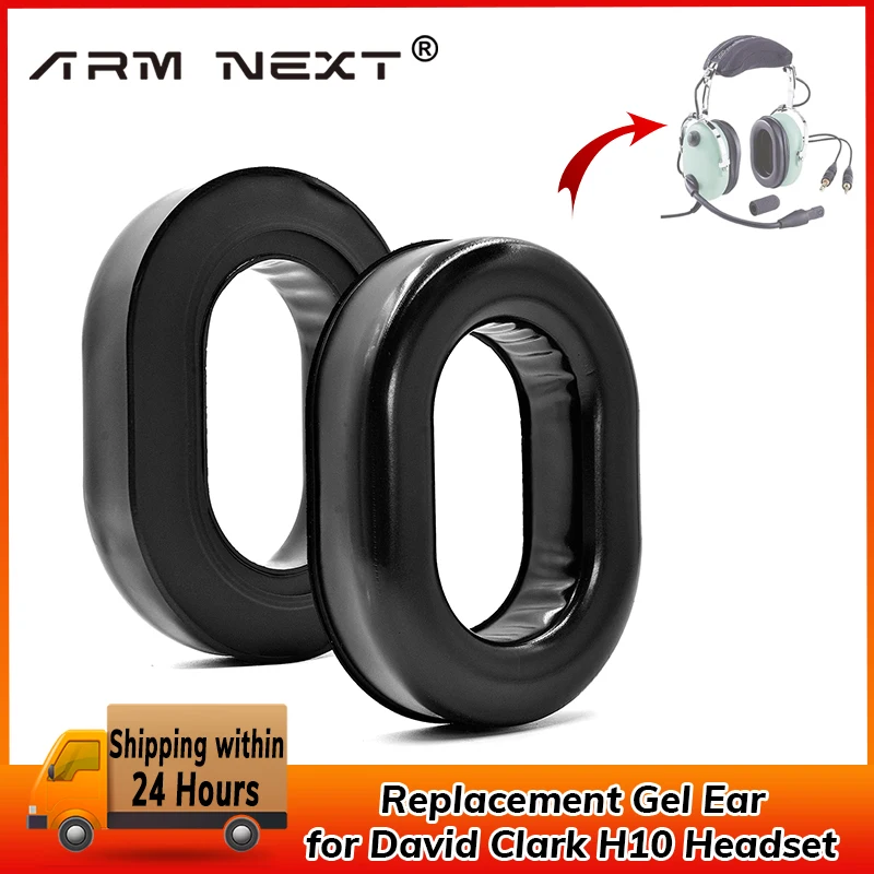 ARM NEXT Replacement Gel Ear Seals Ear Cups Ear Pads Cushion for David Clark H10 Series Aviation Headset accessories