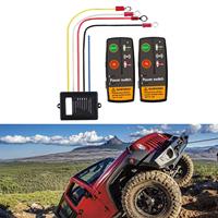 24V 12V Winch Solenoid Relay Universal Switch Controller Waterproof Contactor Remote Control Switch Set for ATV Replacement