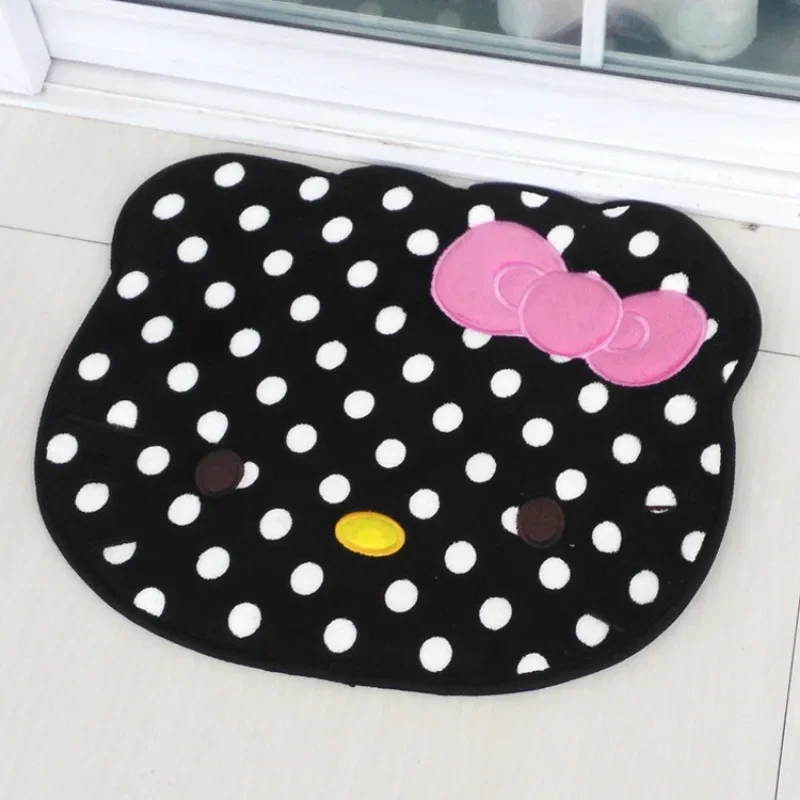 Sanrio Hello Kitty Bedroom Floor Mat, Kawaii, Desenhos Animados, Forma do Personagem do Anime, Home Bathroom Absorvente, Decoração antiderrapante