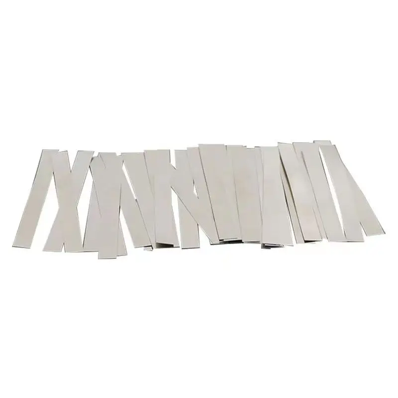 100pcs Low Resistance 99.96% Pure Nickel Strip Sheets For Battery Pack Spot Welding Machine Nickel Strip Cell Connector