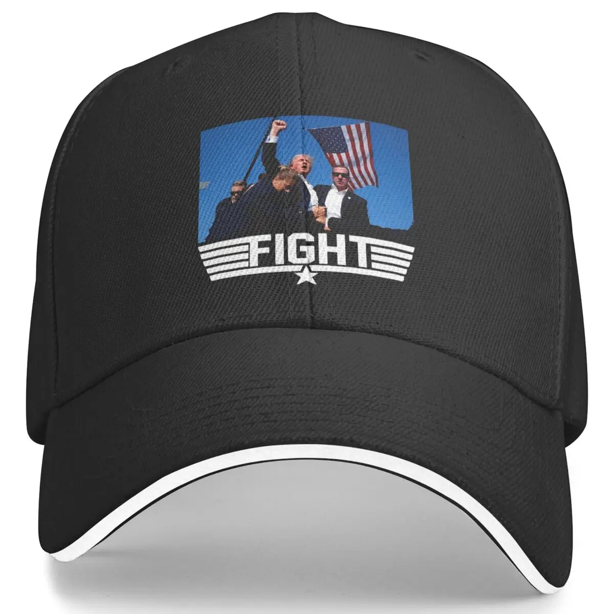 2024 Trump Fight For America Golf Hat Accessories Fashion Trump Shot Meme Casquette For Men Women Daily Headewear Adjustable Fit