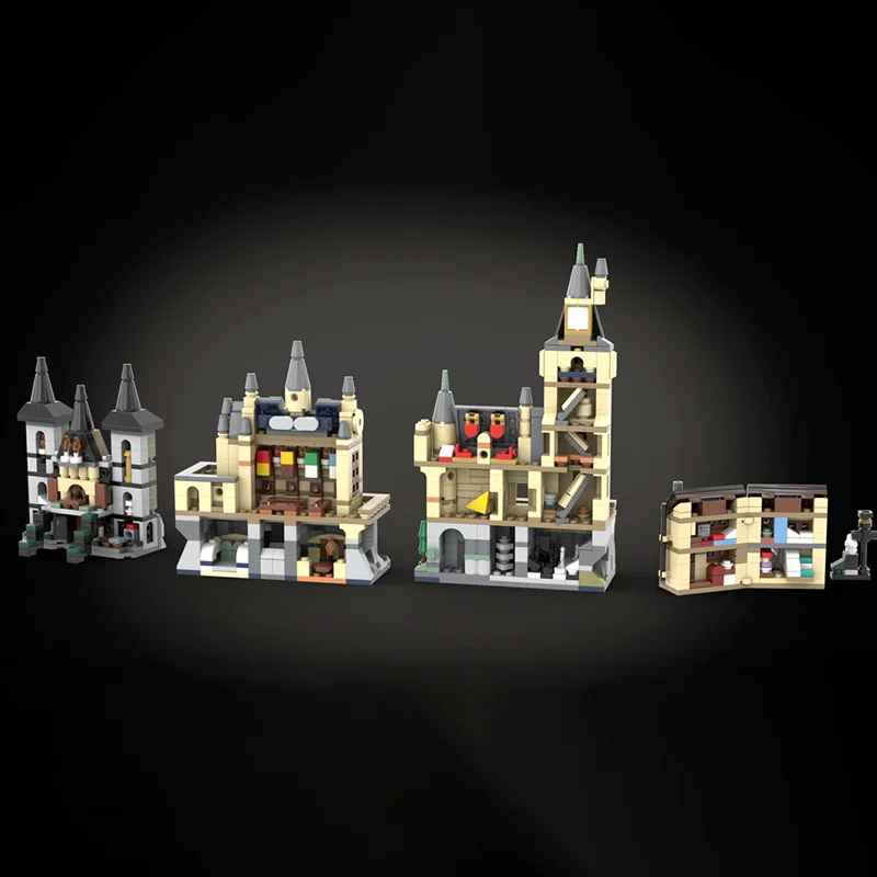 Berühmte Film Modell Moc Bausteine Film Set Architektur Modell DIY Montage Bau Stadt Street View Spielzeug Geburtstag Geschenk