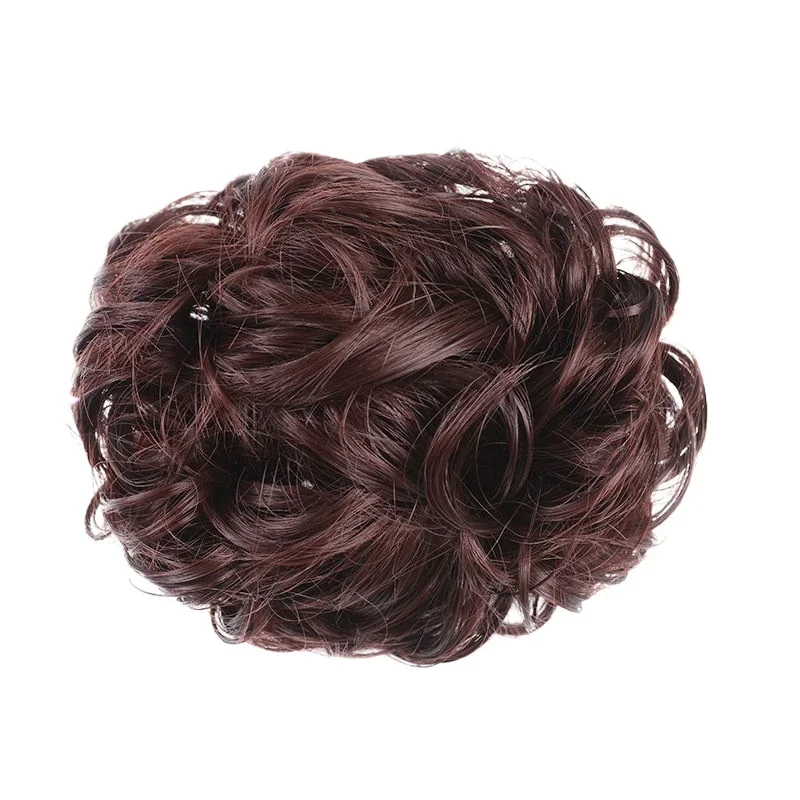 Disordinato Bun Chignon ciambella Hair Pad elastico corda per capelli elastico parrucchino sintetico accessori per capelli per le donne