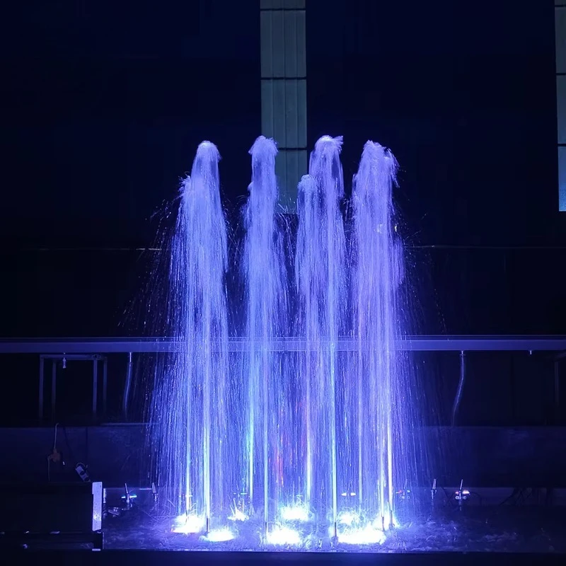 Home Decoration Round Water Feature 304 Stainless Steel Equipment Outdoor and Indoor Dancing Fountain