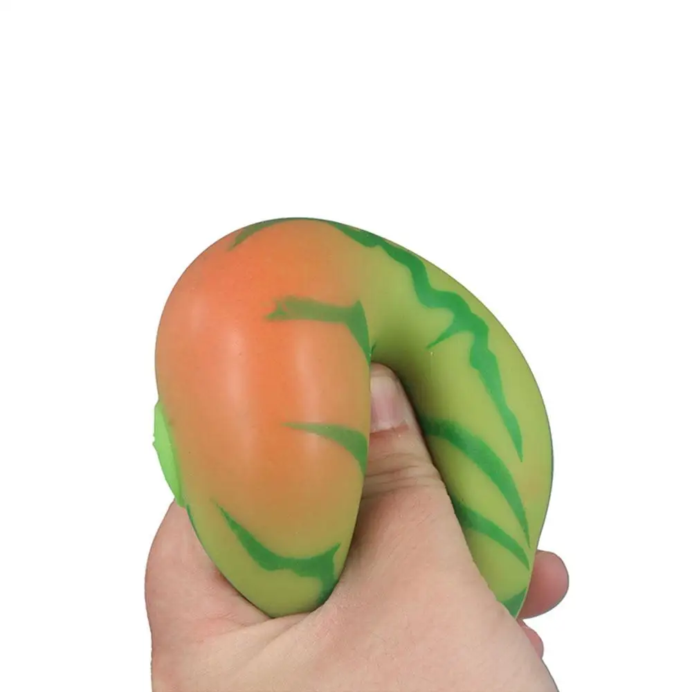 Sensory Toys Watermelon Squeeze Ball Fidget Artificial Fruit Watermelon Toy Trick Quick Rebound Color-changing Adult Gifts