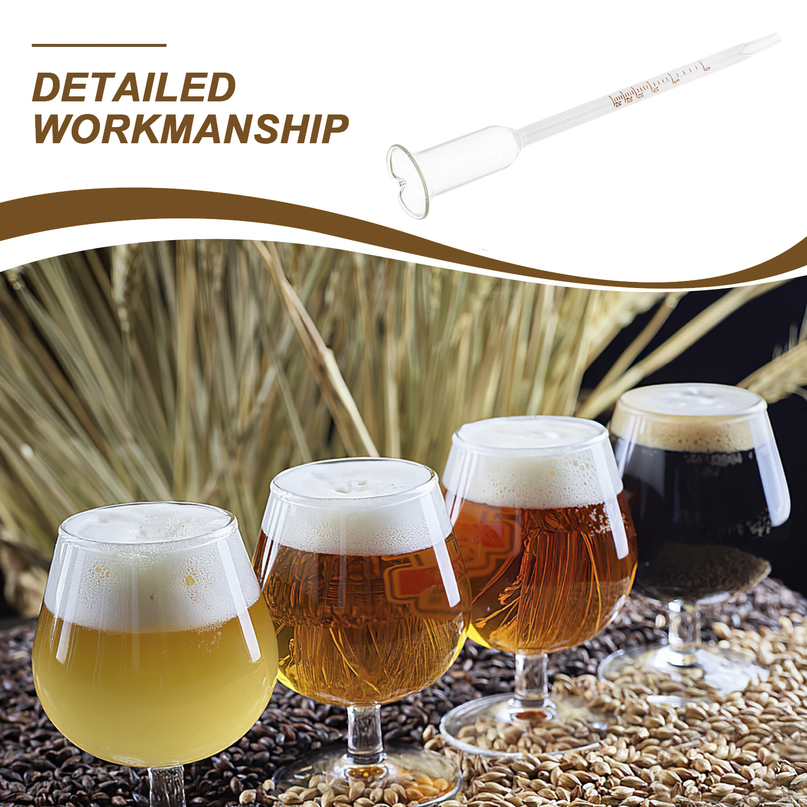 

Alcohol Meter Hydrometer for Wine Beer Distilling Alcohol Testing Tool Precision Measurement Home Lab Use Alcoholmeter