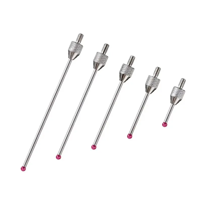 

Набор из 5 измерительных головок A92P M2.5 для ЧПУ, шариковые щупы-стилусы 2 мм, с фарфоровым стержнем, диапазон 10-50 мм