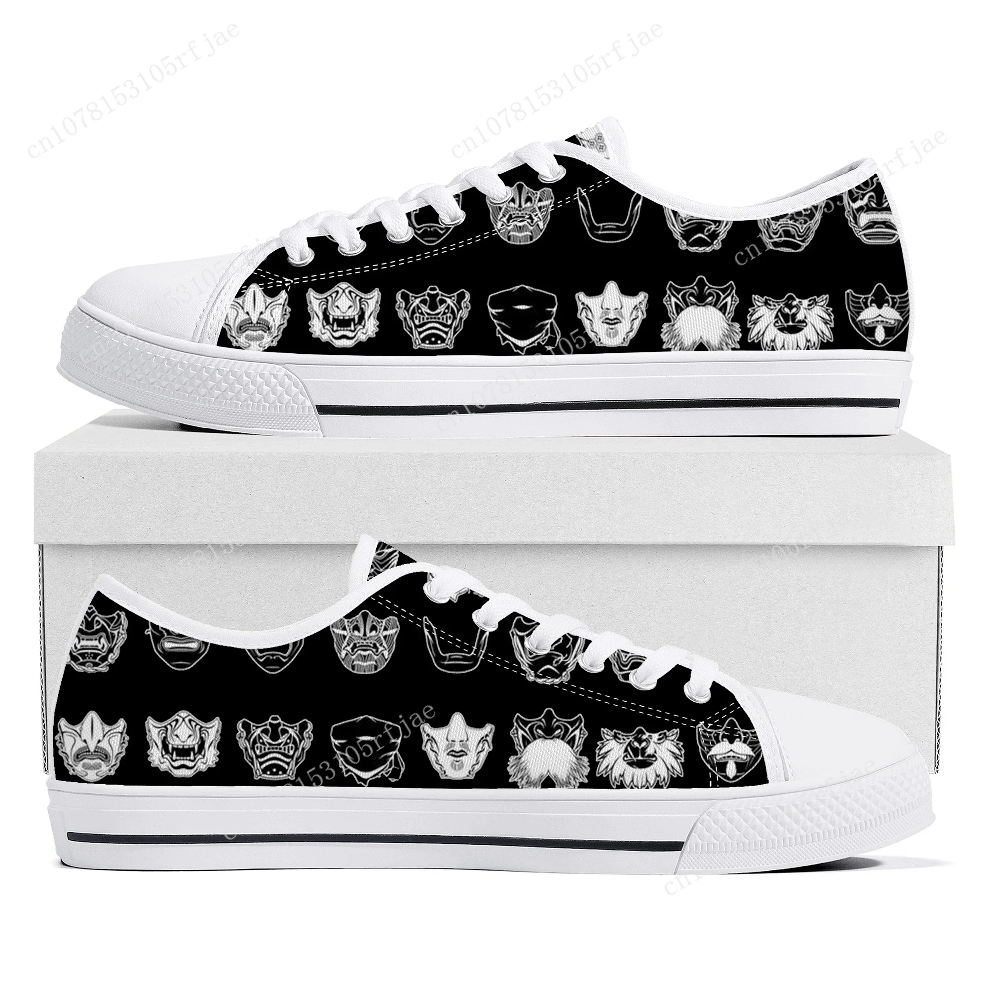 Ghost of Tsushima Low Top Sneakers Cartoon Game Women Men Teenager High Quality Fashion Canvas Sneaker Couple Custom Built Shoes