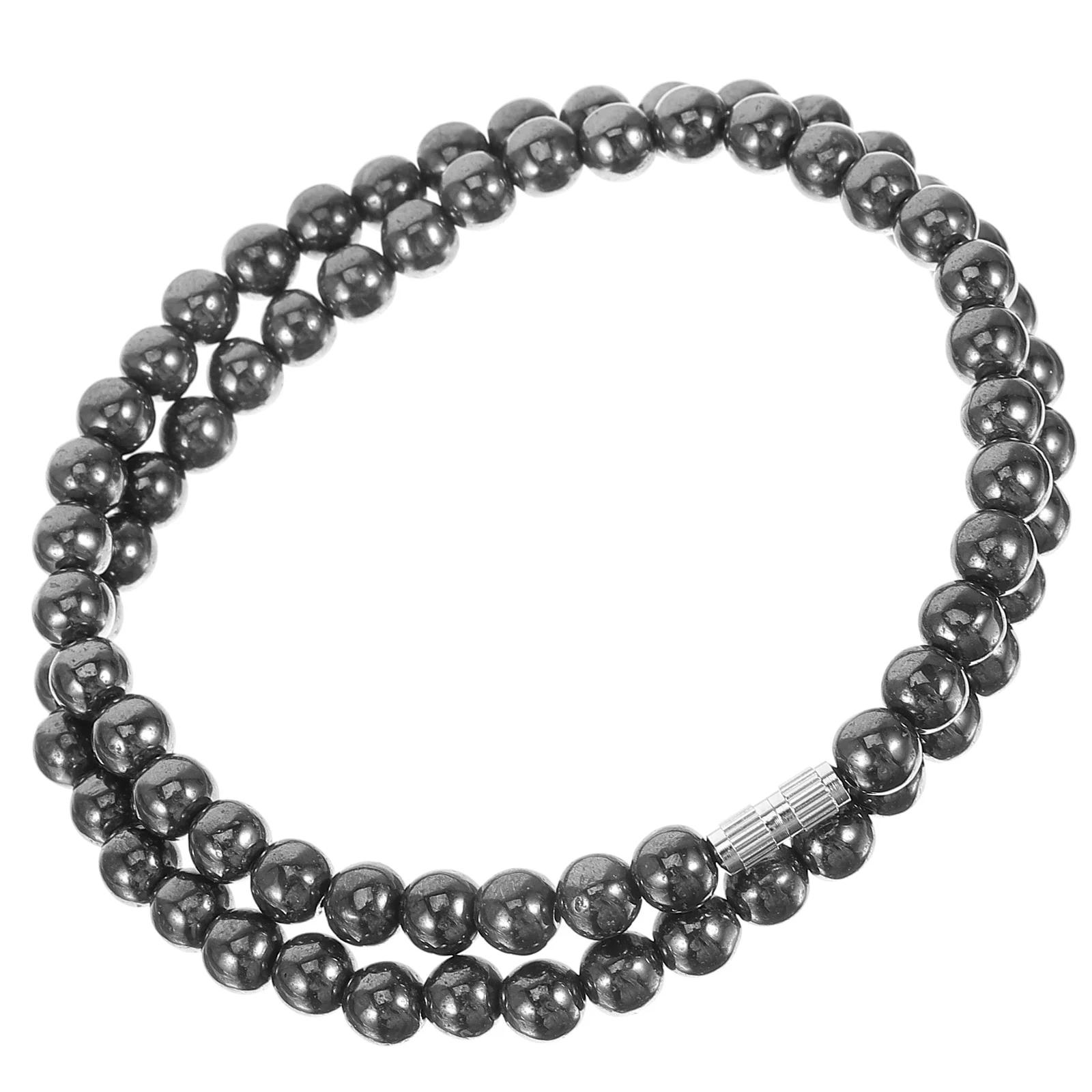

Magnetic Necklace 6MM Black Hematite Women Jewelry Chain Delicate Accessory Gift Pendant Health Stone Sweater Necklace Elegant