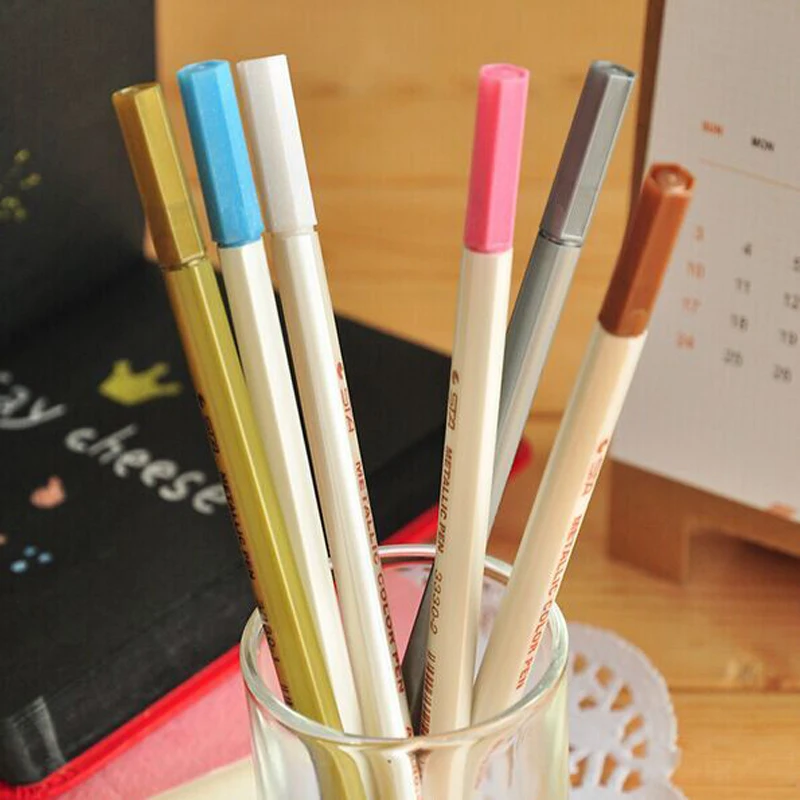 DIY Cute Kawaii Water Chalk Pen Watercolor Gel Pen for Black Board Photo album Home Decoration Scrapbooking Free shipping