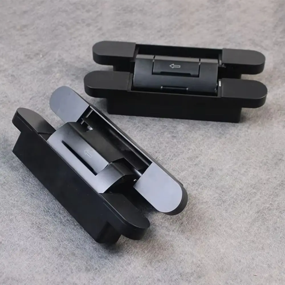 Silent Close Hydraulic Adjustable Hinge Folding Invisible Mounting Automatic Door Closing Device Furniture Fittings Adjustable