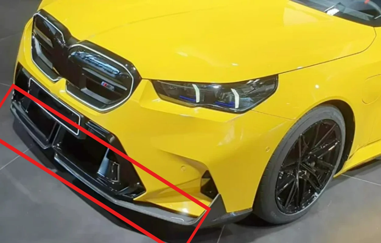 

Factory-Matched FORBMW G90 M5 M Performance Style Front Bumper Lip Spoiler Real Carbon Fiber Gloss Finish 2024