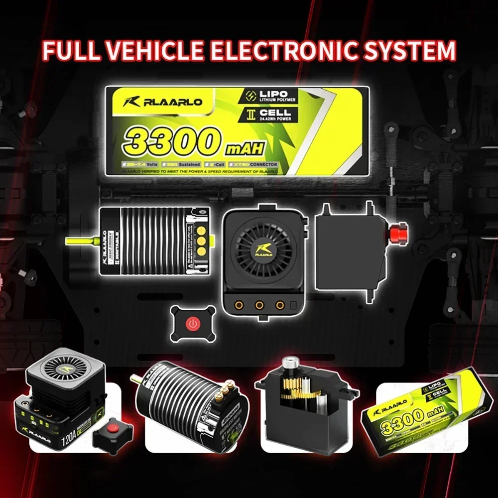 RLAARLO AK-787 1/10 على الطريق سباق ألياف الكربون نسخة ونسخة معدنية RC نموذج كهربائي سيارة الكبار ألعاب أطفال
