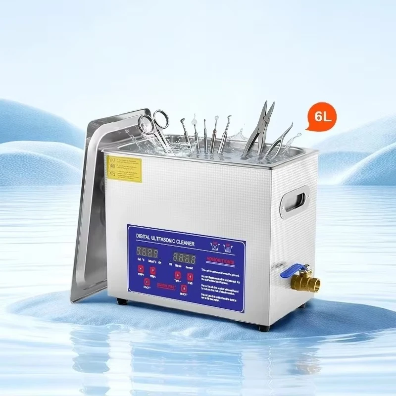 Ultrasonic Cleaner 1.3L-30L SUS304 Stainless Steel Professional   Instrument Cleaning Machine with Timer & Heater