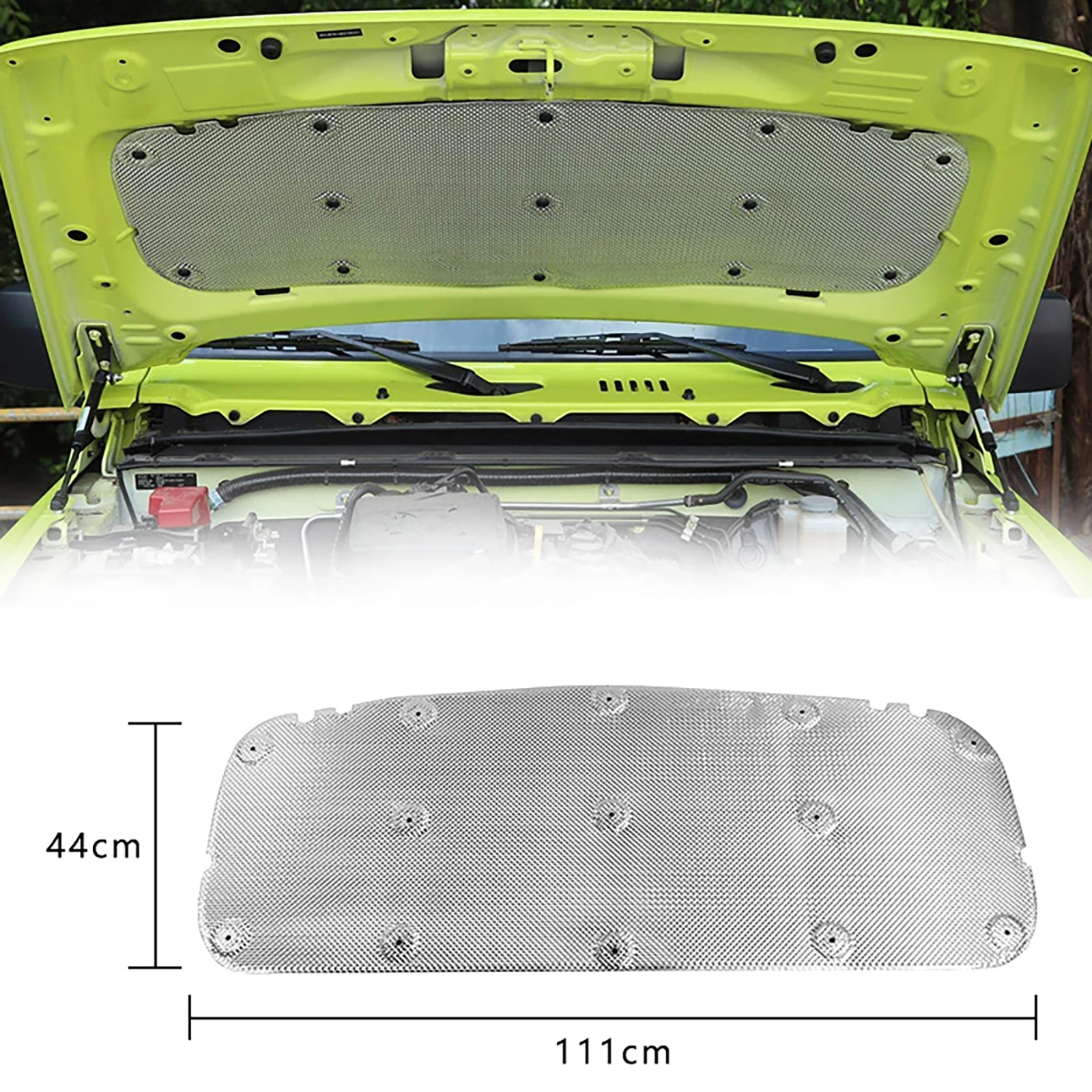 

For Suzuki Jimny JB64 JB74W 2019-2022 Front Hood Engine Sound Insulation Pad Heat Insulation Cotton Cover Pad Auto Accessories
