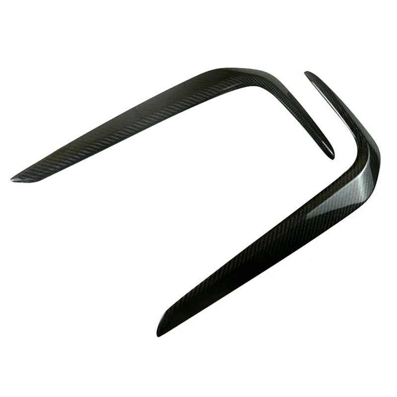 

AADD-Carbon Fiber for BMW- G30 G31 G38 2018-2021 Front Bumper Splitter Spoilers Fog Light Cover Eyelid Eyebrow Trim Strips