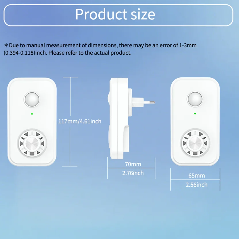 فلتر HEPA المؤين لتنقية الهواء، منقي هواء صغير محمول للمنزل، أكثر ملاءمة لمراحيض غرف النوم #2