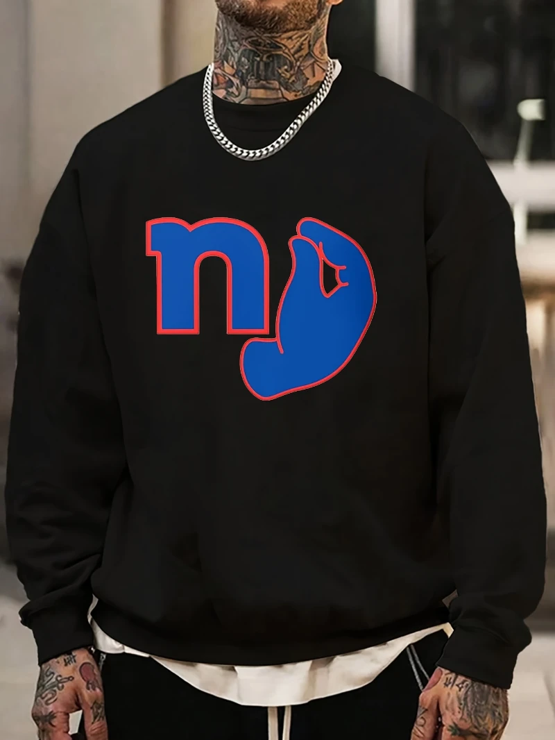 

Football Mens Womens Sweater Mens Womens 2025 Autumn Winter Round-neck Hoodie Is for Both Men and Women Top