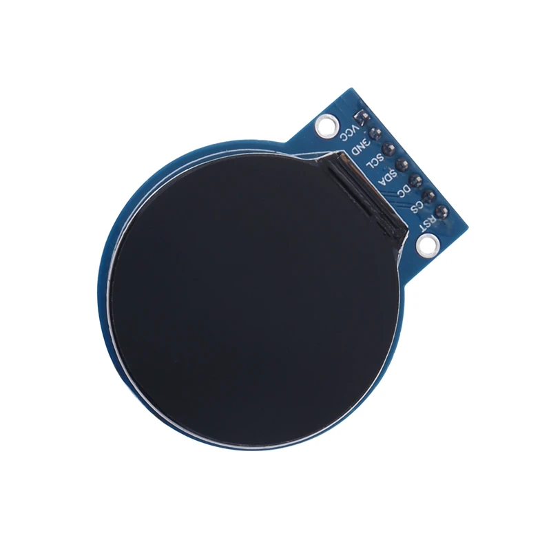 1 PCS HD IPS Color TFT LCD Display Module Round Board 7 Pins RGB LED Round Screen PCB Board 1.28 Inch