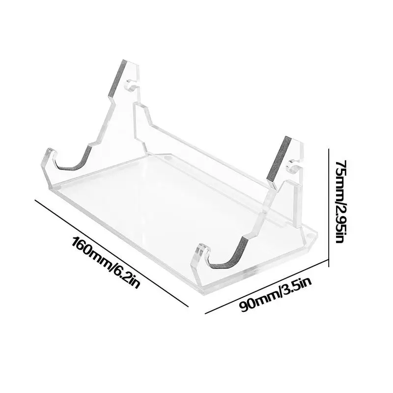 Universal Portable Desktop Stand Base Acrylic Organizer For Steam Deck Game Console Holder Cell Phone Support Bracket Accessory