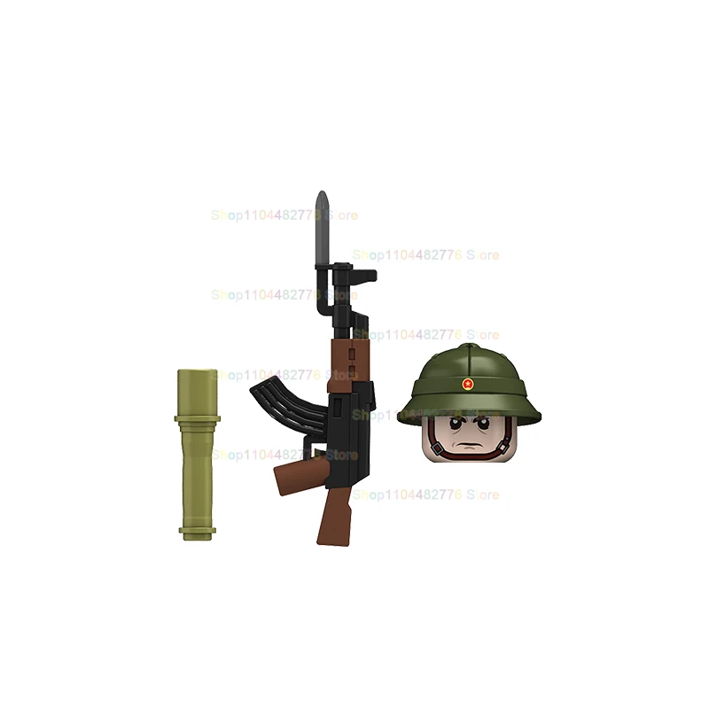 N706 N705 N704 N703 군인 세트 군사 액션 피규어 인형 블록 액세서리 어린이 장난감 크리스마스 선물
