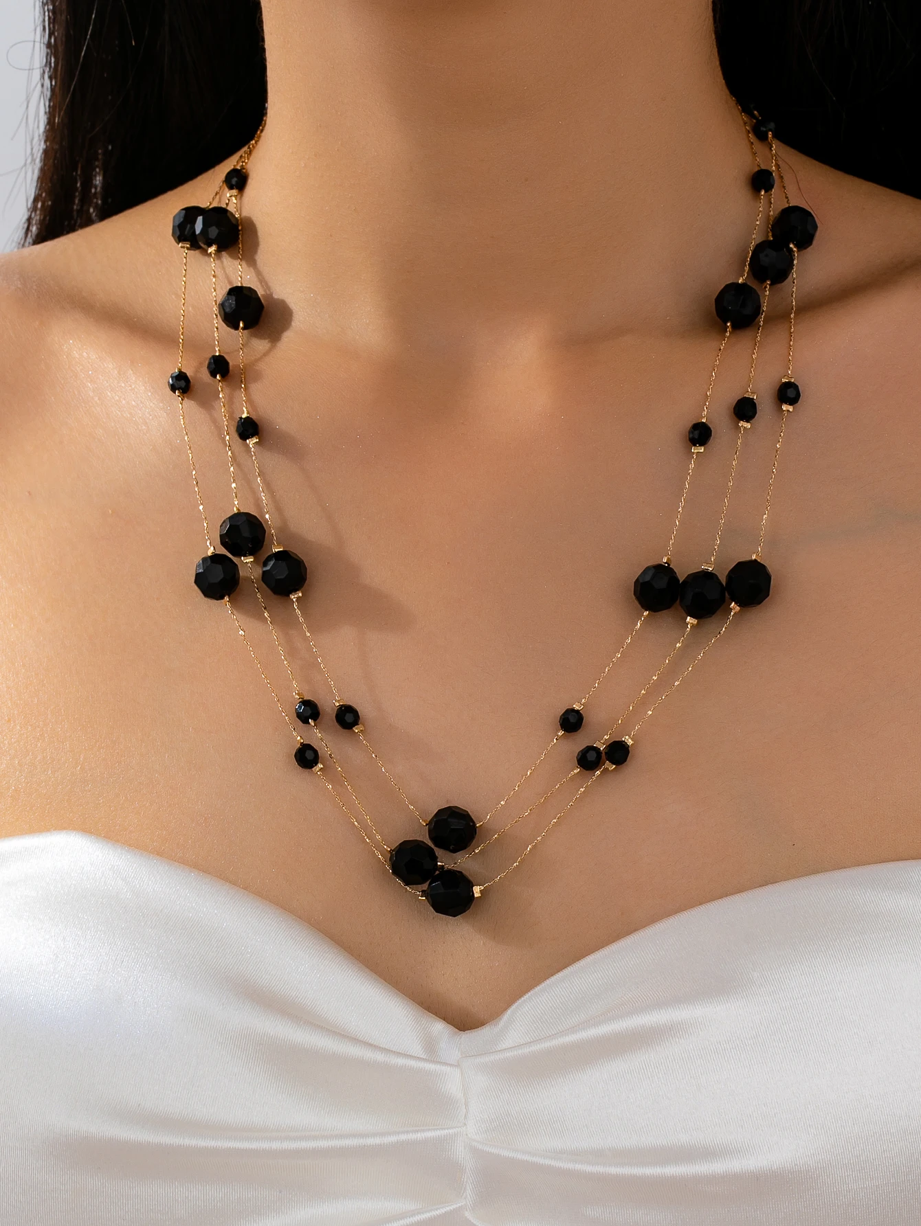 Elegant Summer Versatile Light Luxury High-End Women's Multi-Layer Necklace