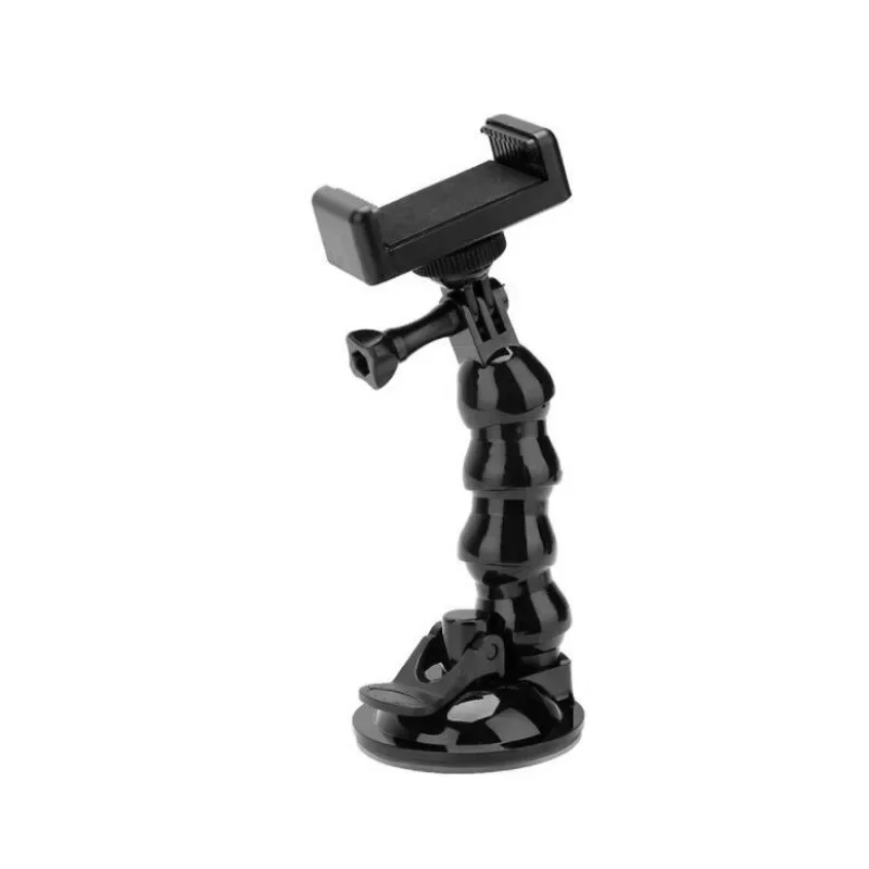 Flexível Gooseneck Car Mount Holder, Ventosa, GoPro Hero 12, 11, 10, 9, 8DJI, OSMO Ação 3, 4, iPhone 14, 15