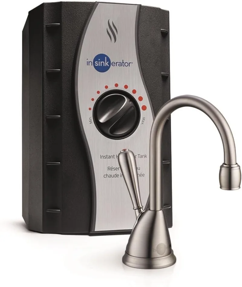 Instant Hot Water Dispenser System - Faucet & Tank, Satin Nickel, H-View-SN 14.6 x 10 x 8.4 inches