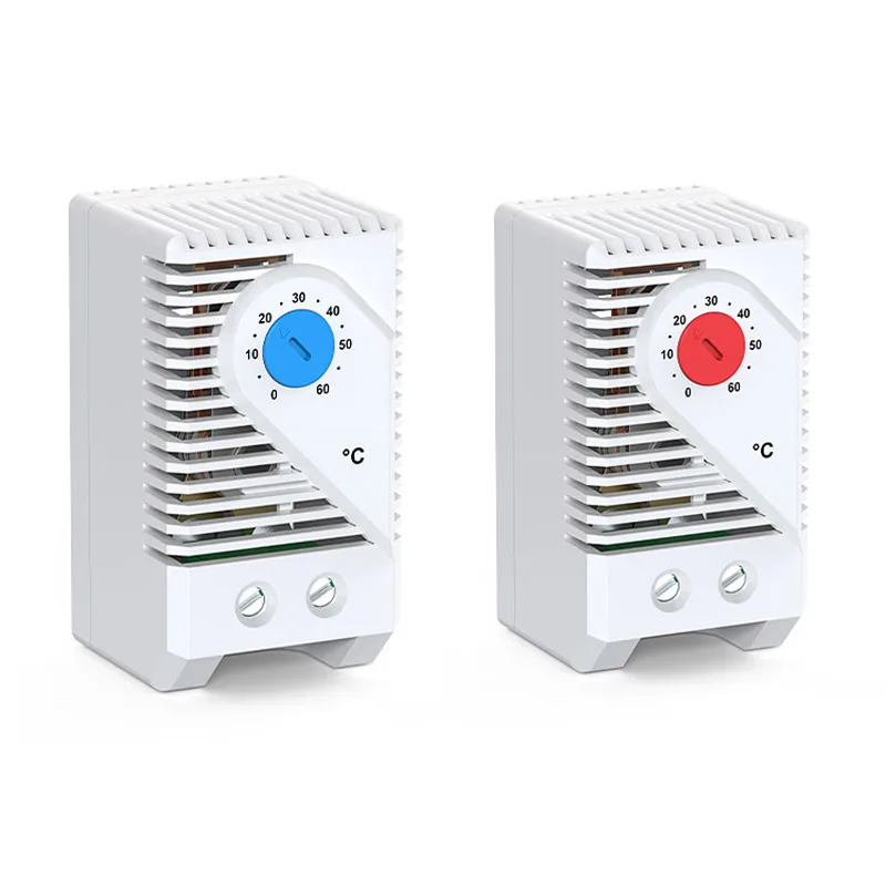 KTS011 NO NC Temperature Controller KTO011 Mechanical Switch Cabinet Thermostat And Humidity Control 0-60℃ AC250V 10A