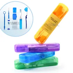 8pcs/set Orthodontic Care Kit Orth Toothbrush Interdental Brush Oral Cleaning Teeth Whitening Portable Dental Floss Travel Tool