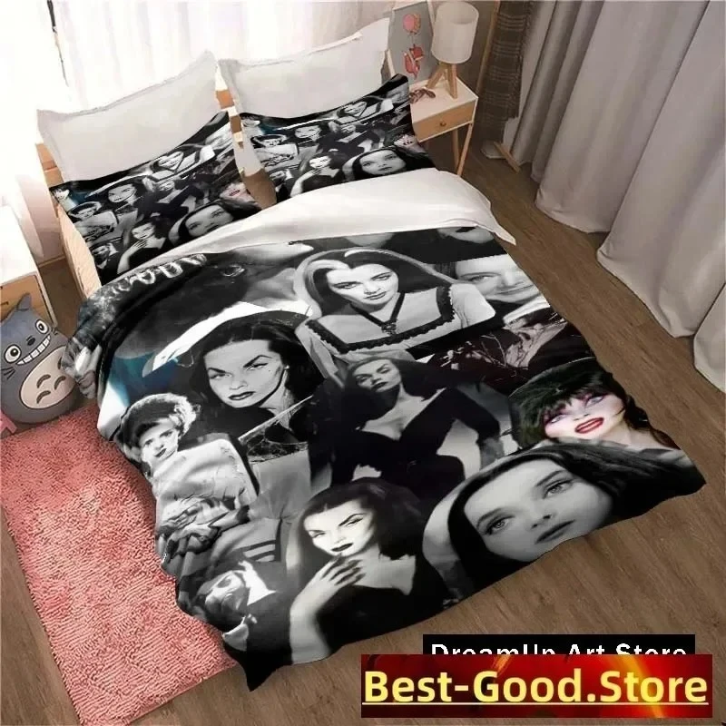 

B-Bride of Frankenstein Bedding Set Printed Bed Set With Pillowcase Bed Duvet Cover Soft Single Double Queen Super King Size